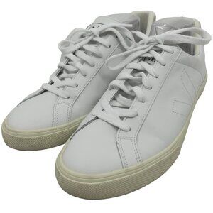 Veja Esplar Womens White Low Top Tennis Shoes Size US 10 EU 42 Sneakers Logo